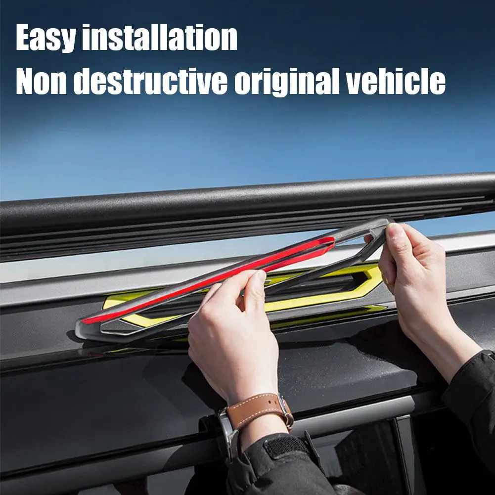 

For Cherry Jetour Travell er 2023 2024 Jetour T2 Carbon Iuggage Style Fiber Plate Strip Cover Roof Rack Decorative V4R9