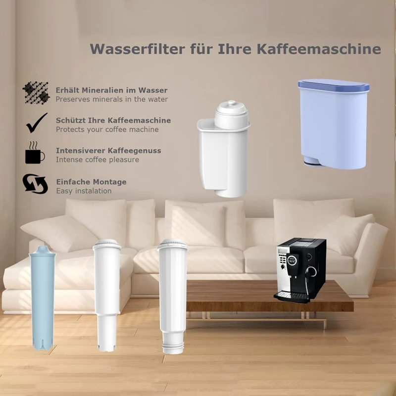 Filterkartuschen für vollautomatische Kaffeemaschinen, für Ca6903/10 und Ca6903/22 und Ca6903/00-A99X