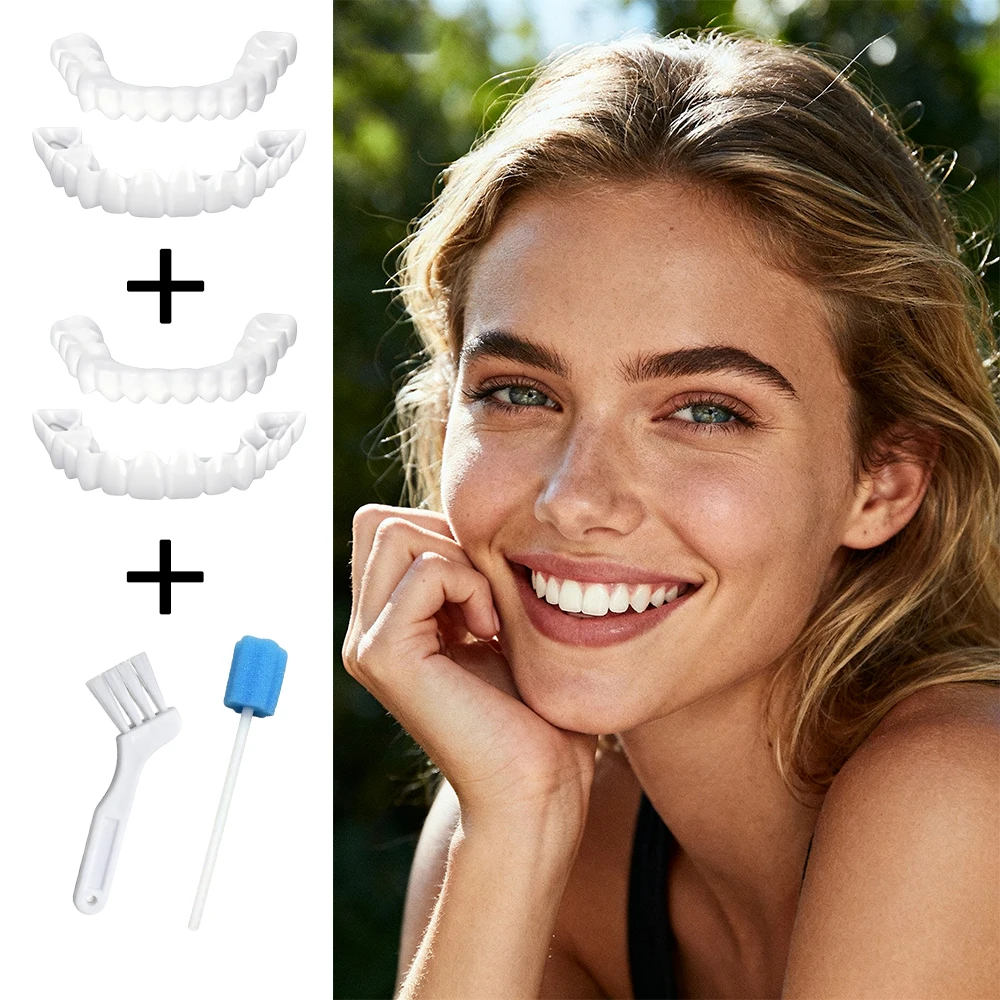 Teeth Whitening Uneven - Nuevas carillas dentales para reparación de