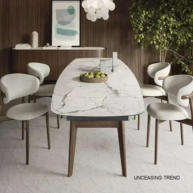 Simple Stylish Chair Light Luxury Nordic Style Modern Chair Home Desk Dining Room Cadeiras Kitchen Chairs AuraCraft image 5