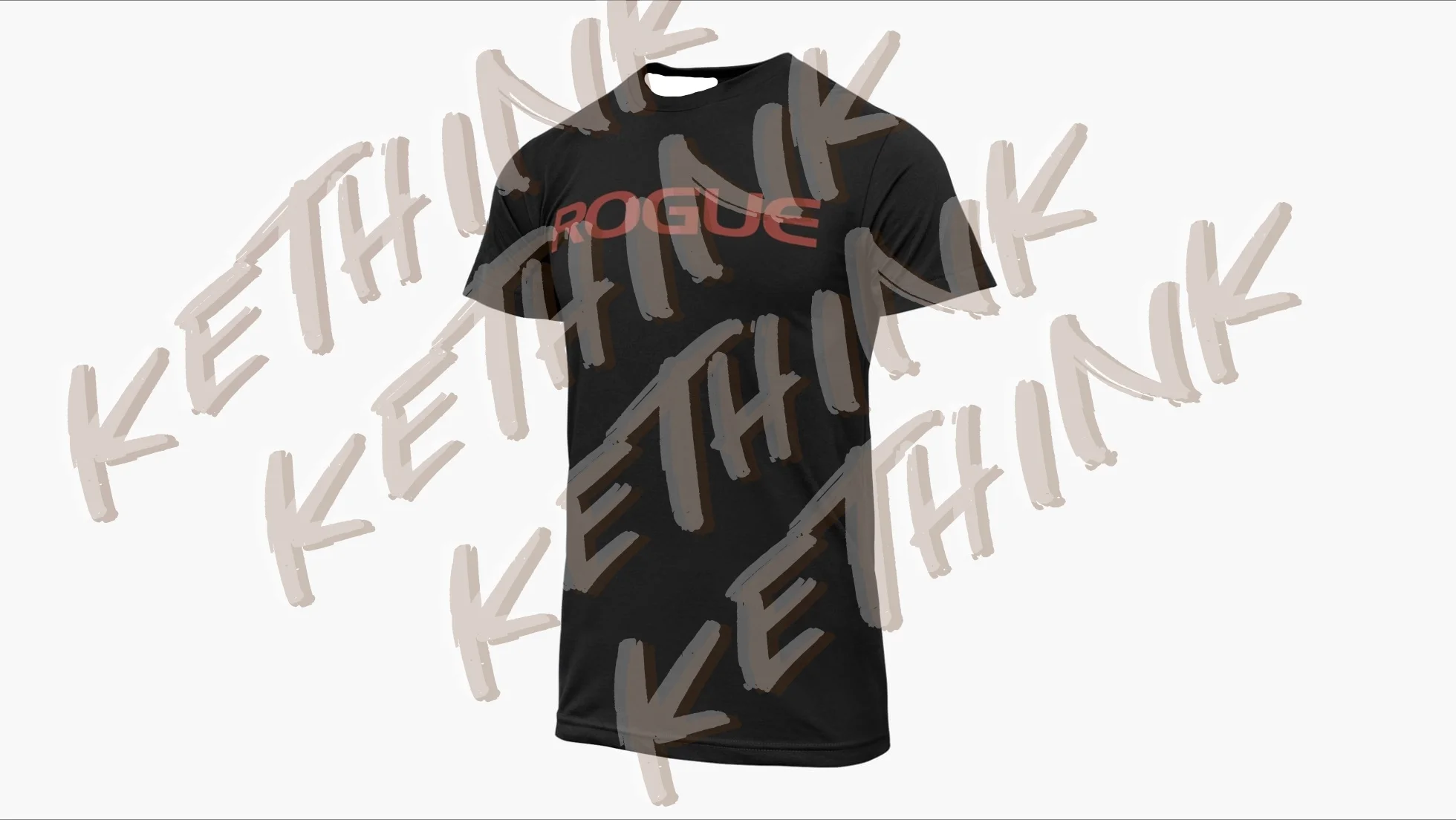 

Rogue Short-sleeved T-shirt Men's Women's Hot-selling Trendy Brand American High Street Sportswear Casual Fashion Cotton T-shirt
