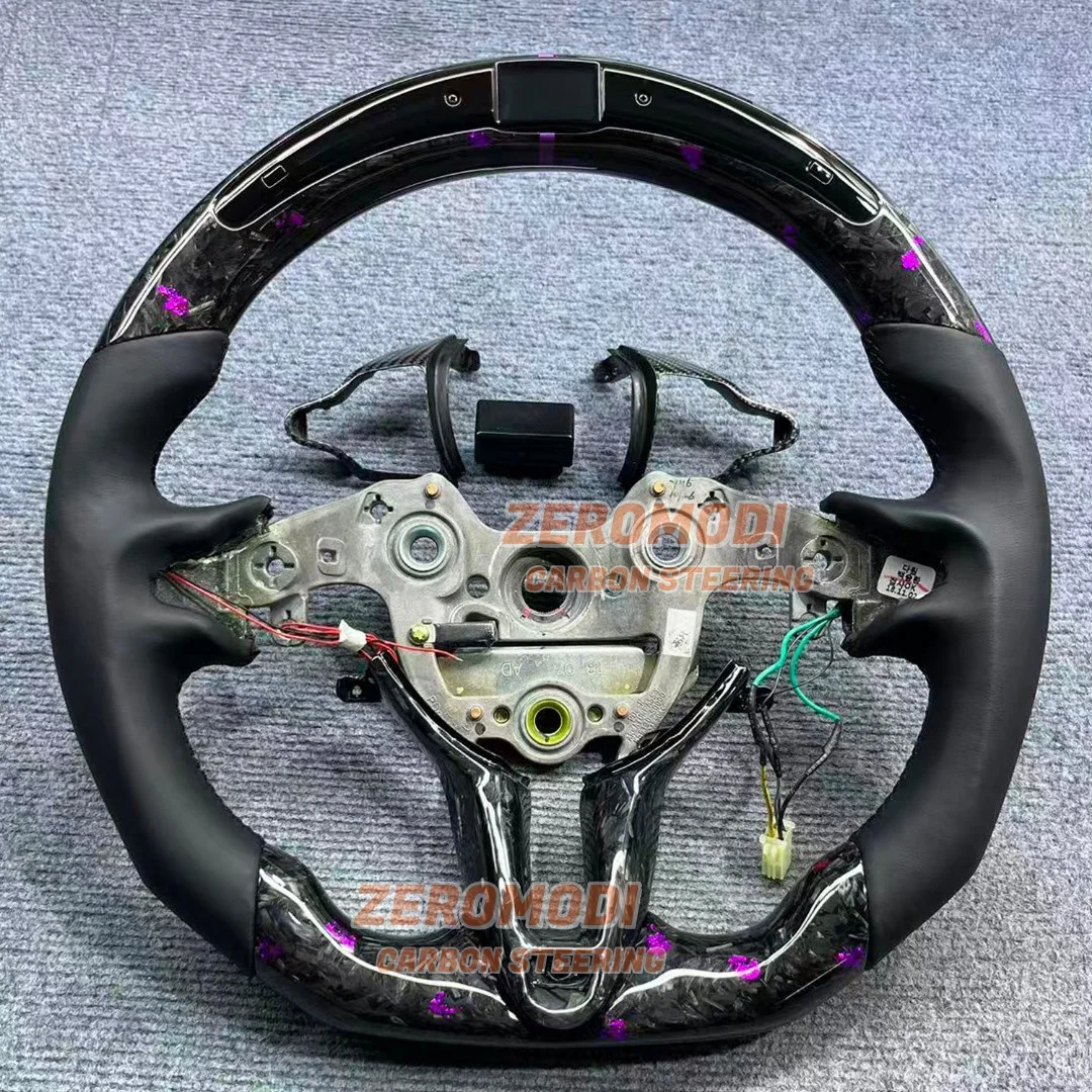 Fit For Hyundai I30N I20N 2018~2025 Customized Sporty Racing Wheel 100% Real Carbon Fiber Steering Wheel