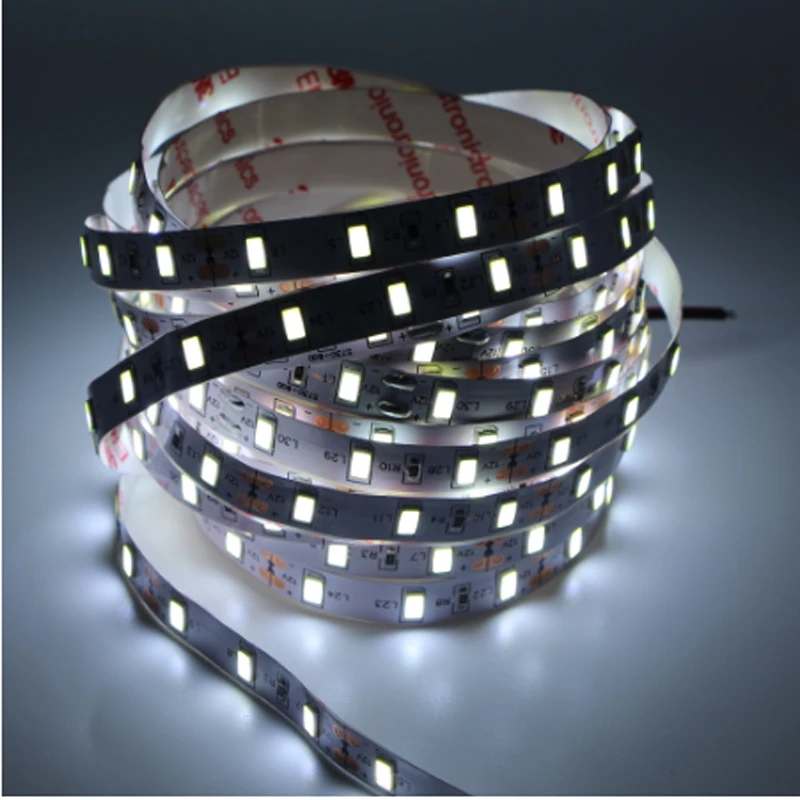 1/2/3/4/5M IP65 Waterproof LED Strip Light 5630 SMD DC12V 60Leds/M 5730 Bar Flexible Light Brighter Than 3528 5050 Led Tape