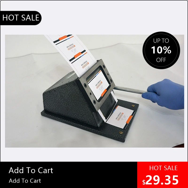 

08170 86*54 Ручной станок для обрезки ПВХ-карт и визиток, резак для бумаги, новый