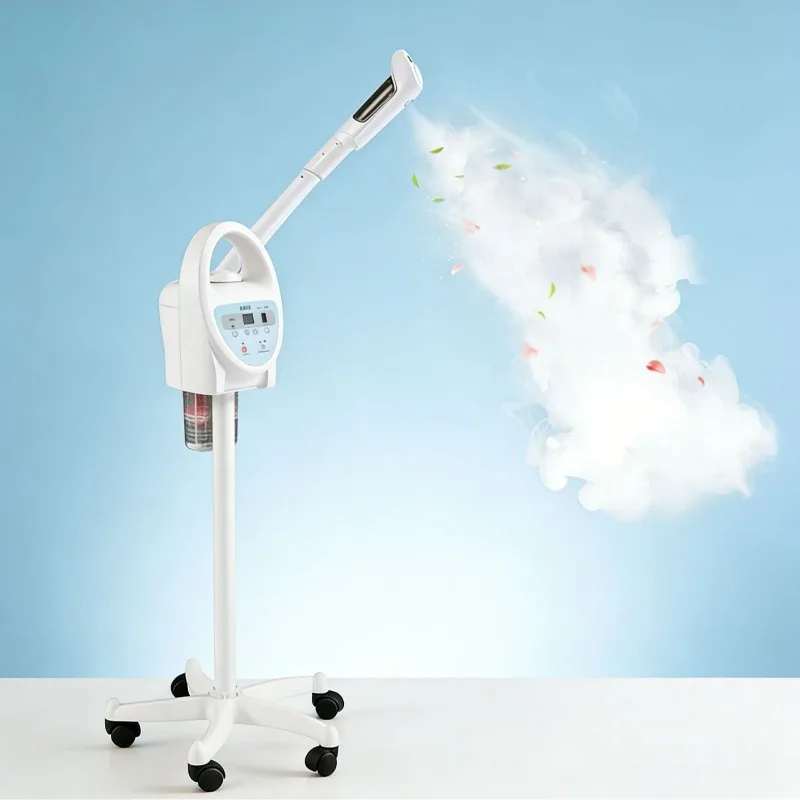 New Japanese Style Electric Hot Spray Facial Steamer Nano Ionic Steam Beauty Device Professional Salon Face Hydrating Sprayer