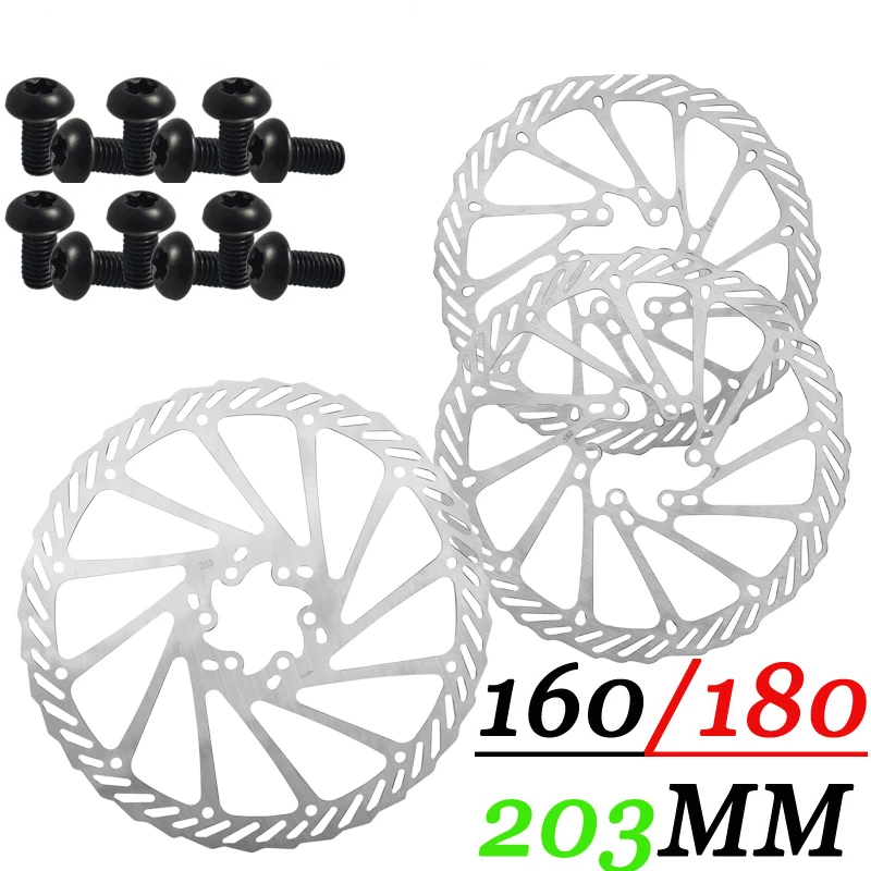 

DELT 160/180/203MM Bicycle Disc Brake Rotor Hydraulic Stainless Steel For MTB Mountain Road Cruiser Bike Parts