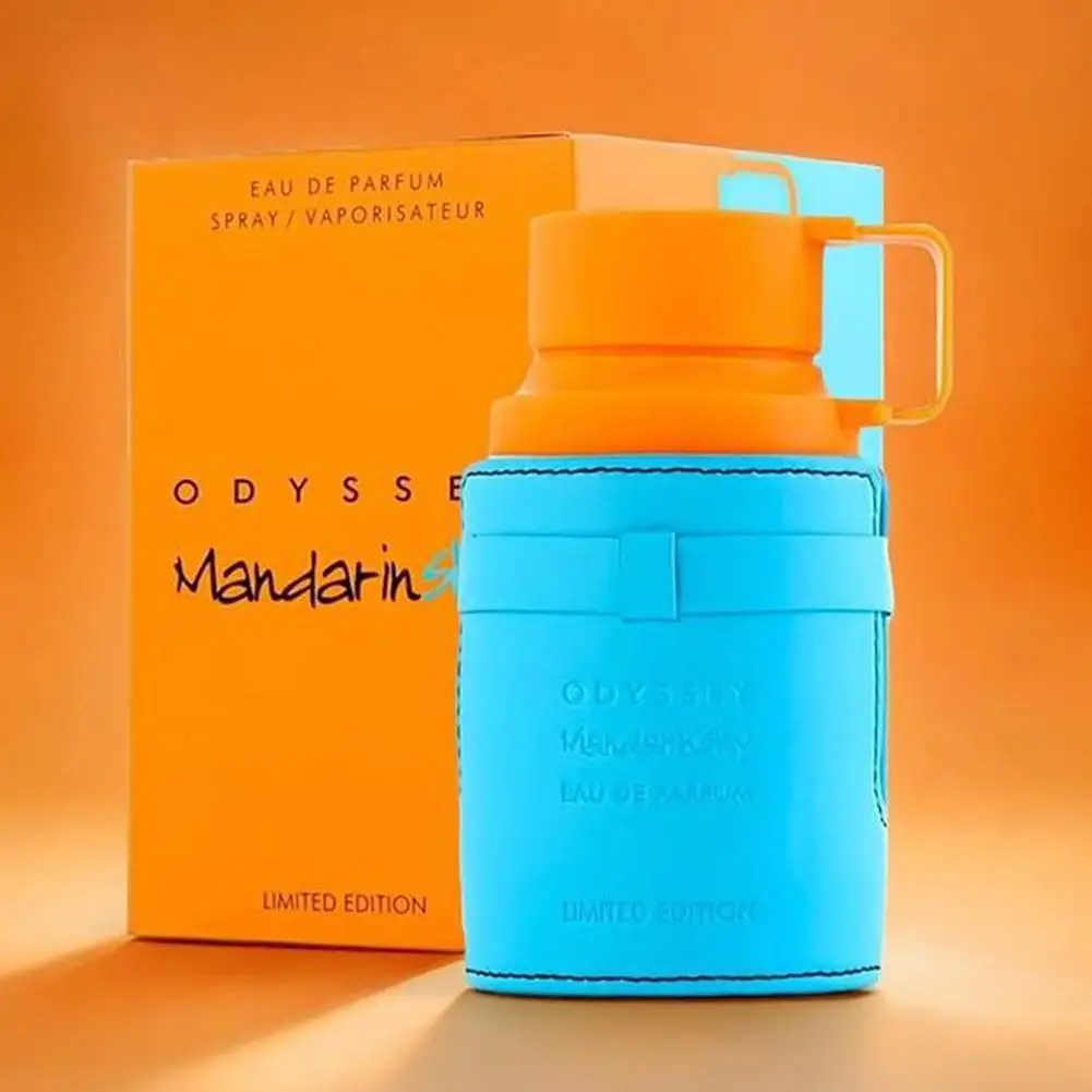 Profumo unisex da 100 ml Profumo mediorientale Mandarino Uomo Colonia Spray per il corpo Eccellente fragranza di agrumi a lunga durata Eau De Parfum