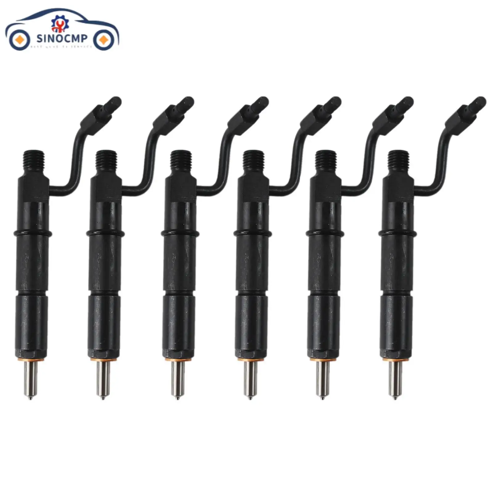 

6PCS Fuel Injectors 5I-7706 5I7706 For CAT 3064 3066 S4KT S6KT Engine 312BL 320B Fuel Injector Fuel Supply System Engine Parts
