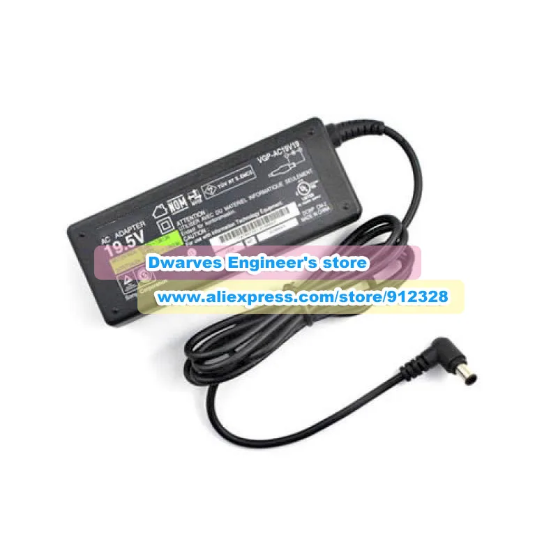 Genuine 19.5V 3.9A 76W AC Adapter VGP-AC19V28 Power Supply for SONY CMT-V75BTiP MUSIC PLAYER PCG-71911M SVE171E13M PCG-7134M