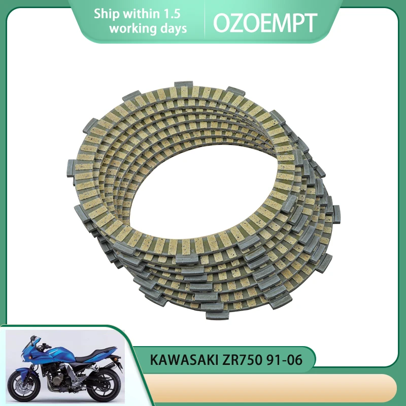 

OZOEMPT Fibrous Clutch plate Apply to KAWASAKI ZR750 91-06