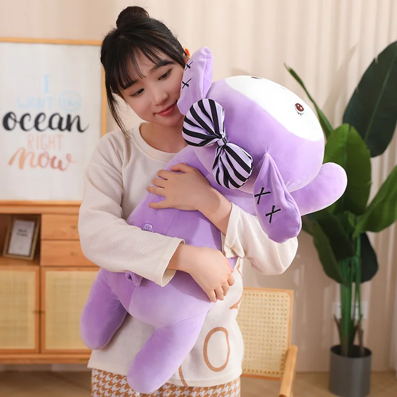 50/70cm Kawaii Purple Magic Rabbit Plush Pillow Toy Cute Stuffed Animals Bunny Plushies Cushion Doll Anime Soft Peluches Toys