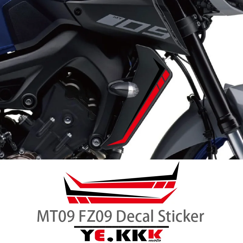 Calcomanía para YAMAHA MT09 MT09SP MT-09 FZ09 radiador Rad Guard, varios colores disponibles