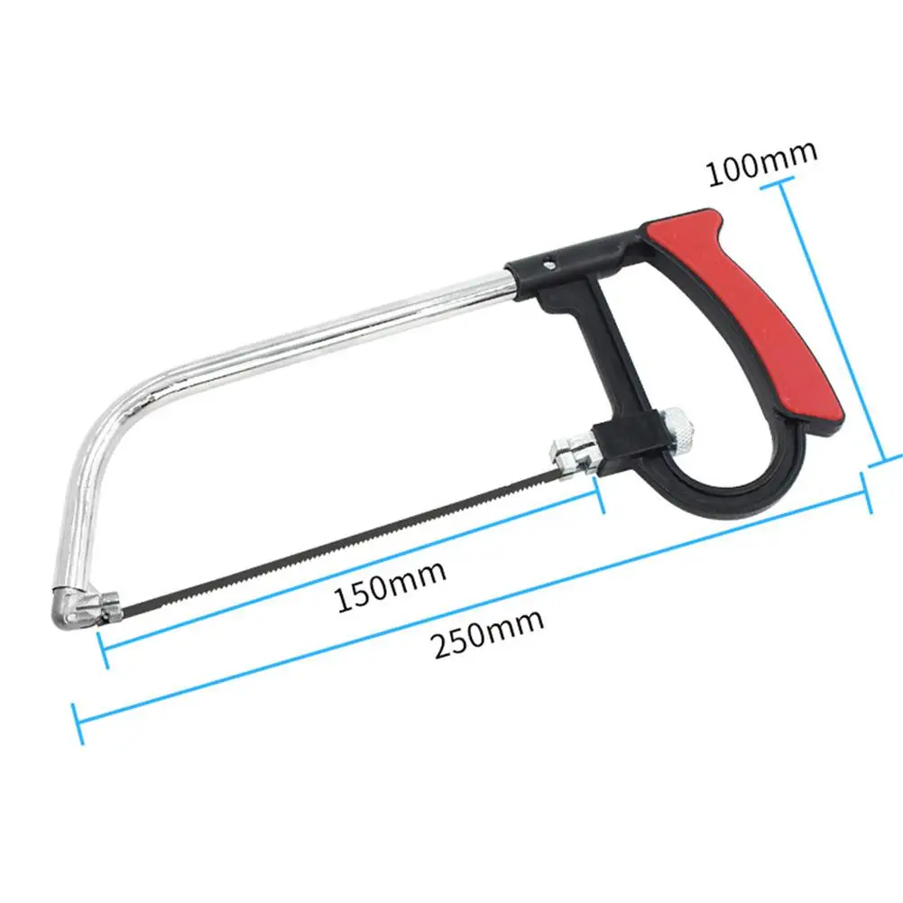 6 Inch Mini Hacksaw Home Small Hand Saw Adjustable Woodworking Saw With 150mm Quality Steel Hacksaw Blade Cutting Wood And Metal