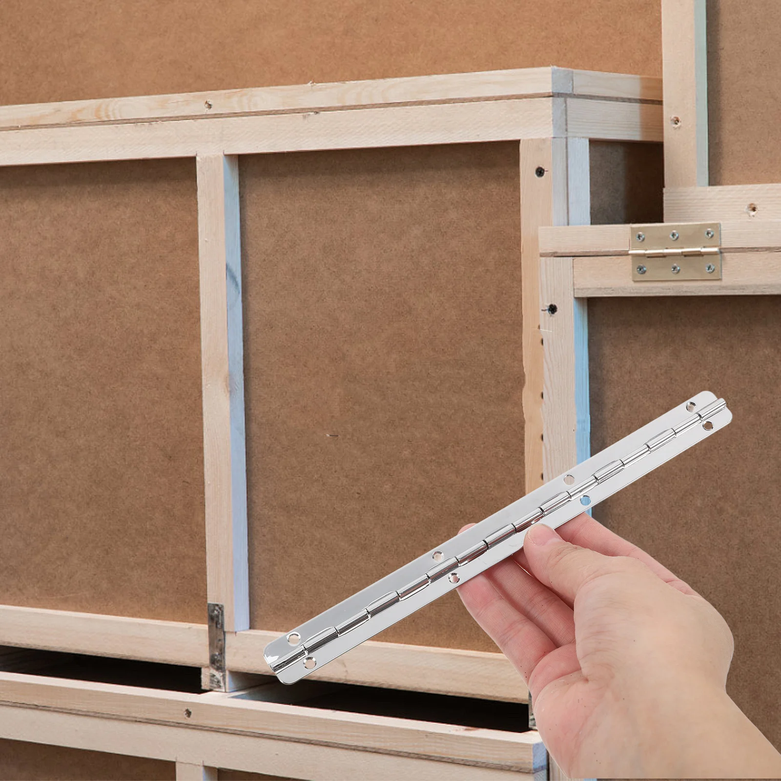 

3Pcs Iron Hinges 180 Degree Silent Smooth for Cabinet Wooden Box Furniture Piano Hinge Piano Hinges Heavy Duty Hinge