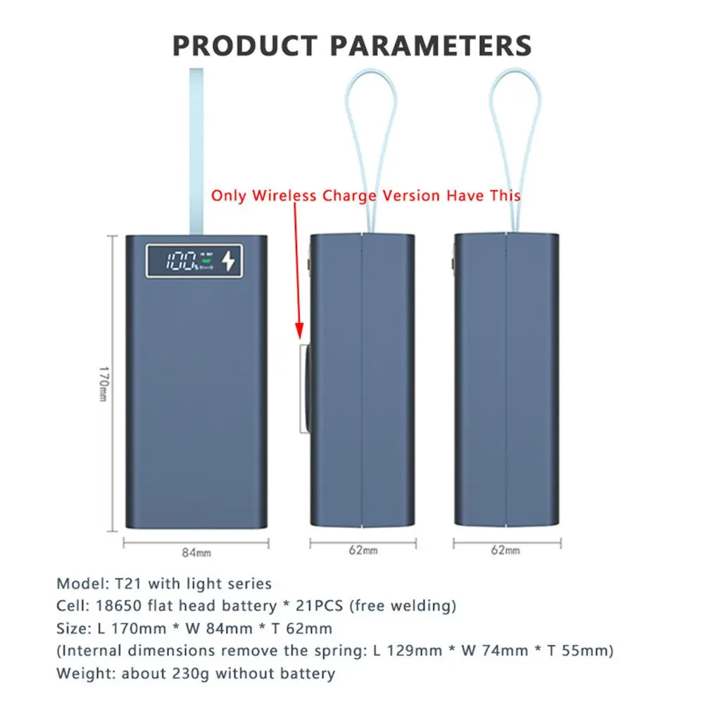 21x1865 0 коробка для хранения аккумуляторов с двумя USB-портами 18650, внешний аккумулятор, внешний аккумулятор, зарядное устройство, держатель с