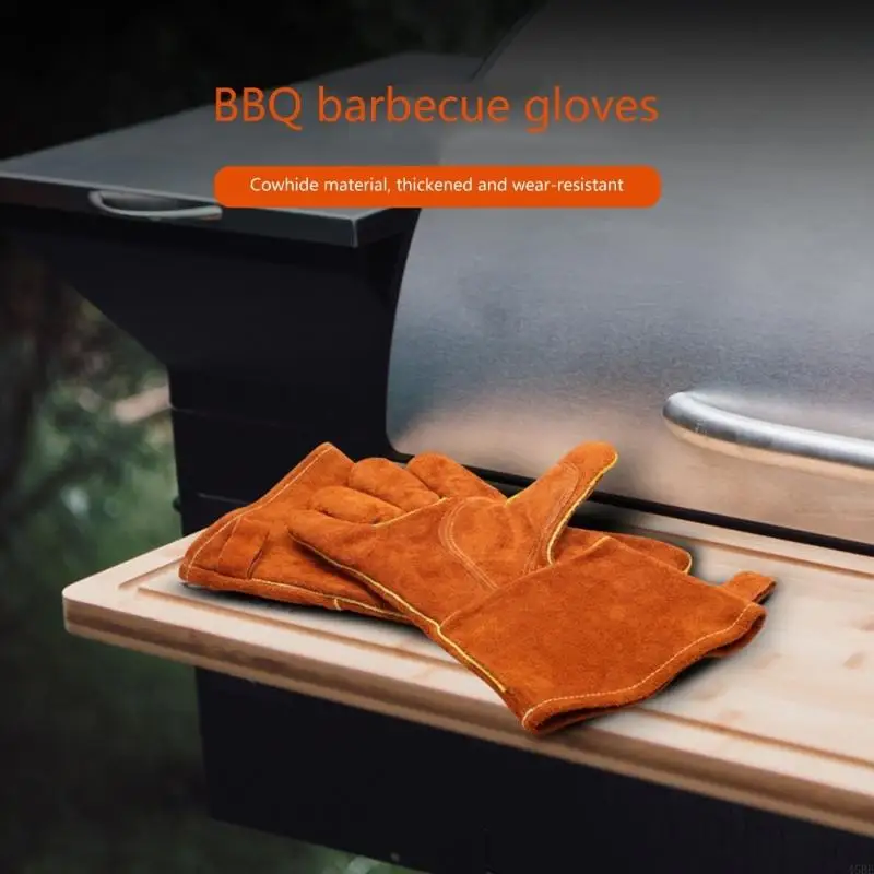 Guantes soldadura multifuncionales 45BE Cocina resistente calor BBQ BBQ Barra vaca TOURA PROTECCIÓN Herramientas