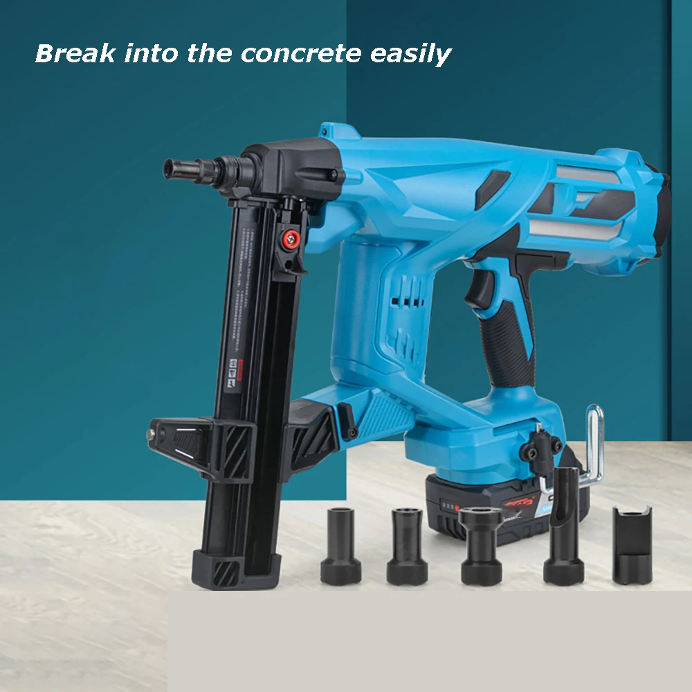 Electric Nail Injection Specialized Concrete Nail Equipment New Pure Lithium Battery Steel Nail Tool