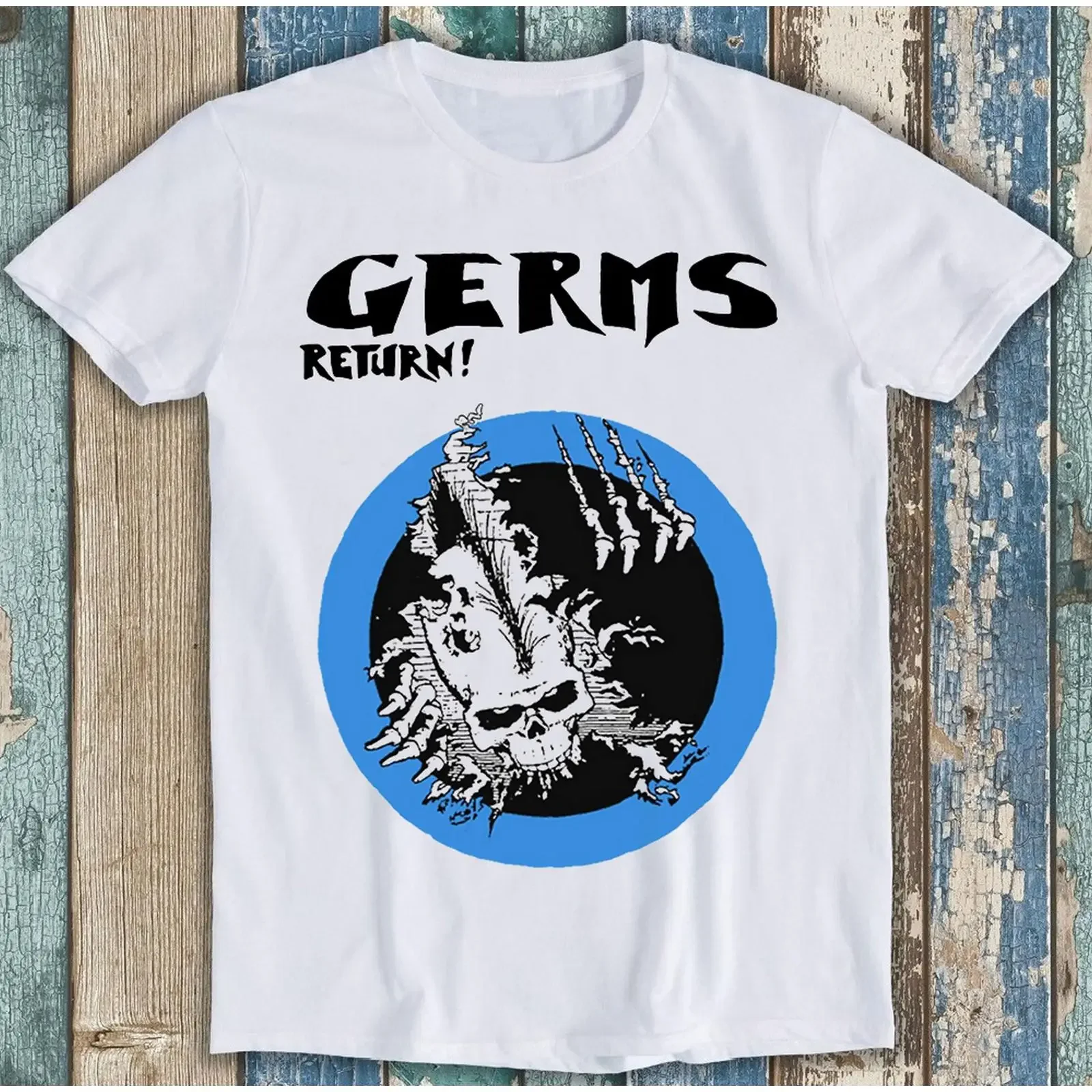 Germs Return Rock Punk Style Design Music Best Seller Funny Meme Top T Shirt T1562 vintage Washed Stretched streetwear Soft
