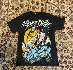 A Skylit Drive Band Tee Fox And Rabbit Graphic