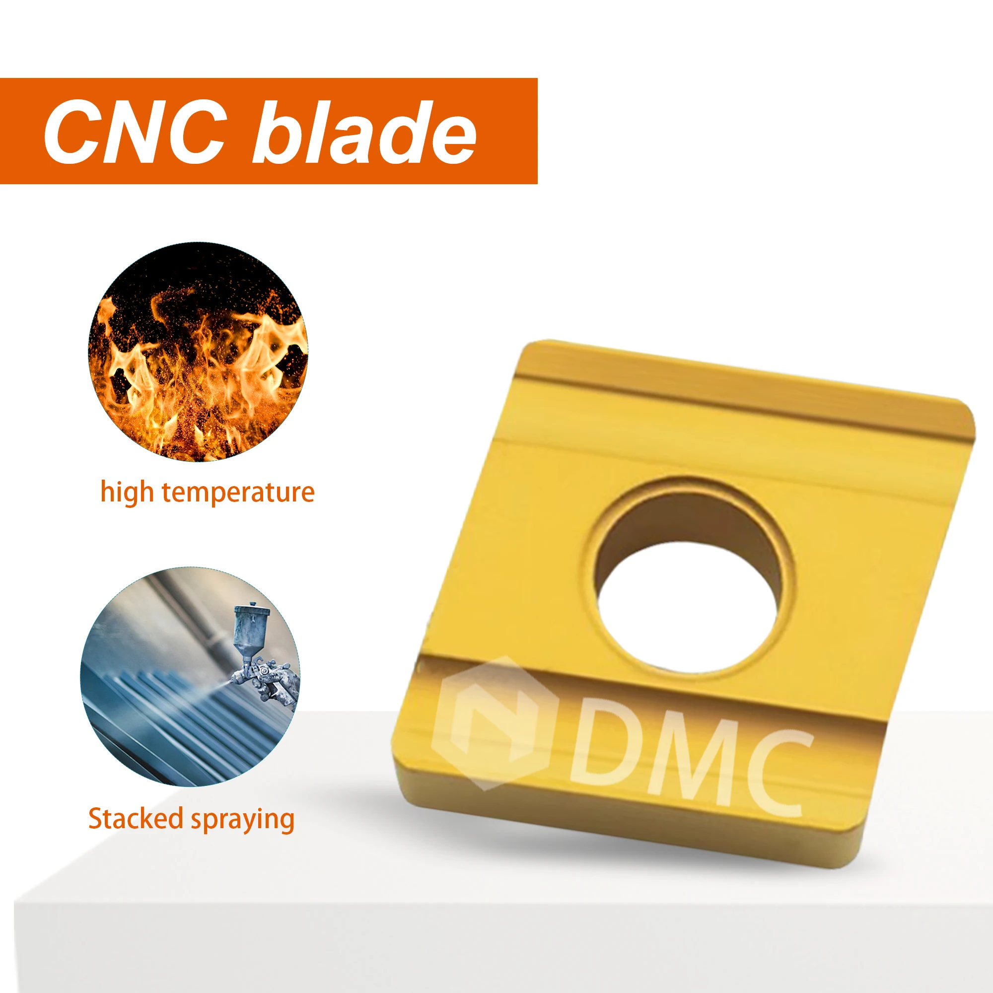CNMG120404R/L-ZC CNMG120408R/L-ZC DBC251/252 Numerical Control Lathe High-Quality Turning Blades Wear-resistant Cutting Cutters