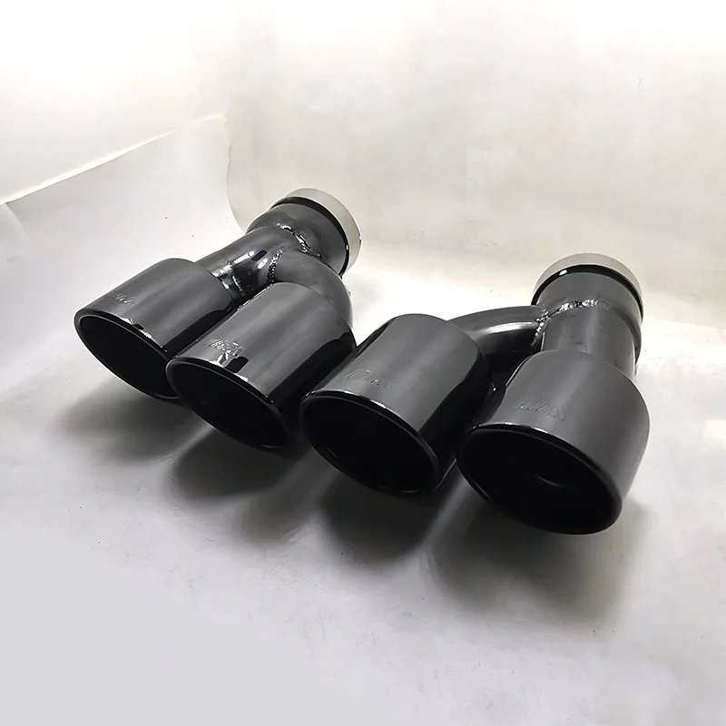 Suitable For BMW 5 Series 525 530 G30/G38 Exhaust Pipe Modification Four Titanium Black Exhaust Pipe Tail Throat