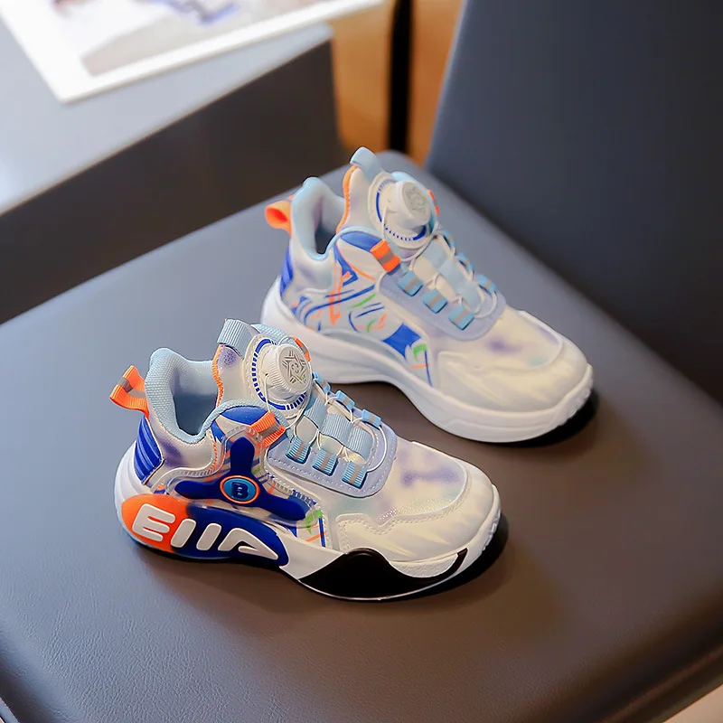 

Fashion Kid Sneaker 2025Autumn New Anti-Slip Kid Shoe Soft Sole Basketball Shoe Trend Girl Sneaker Versatile Women Sneaker Tenis