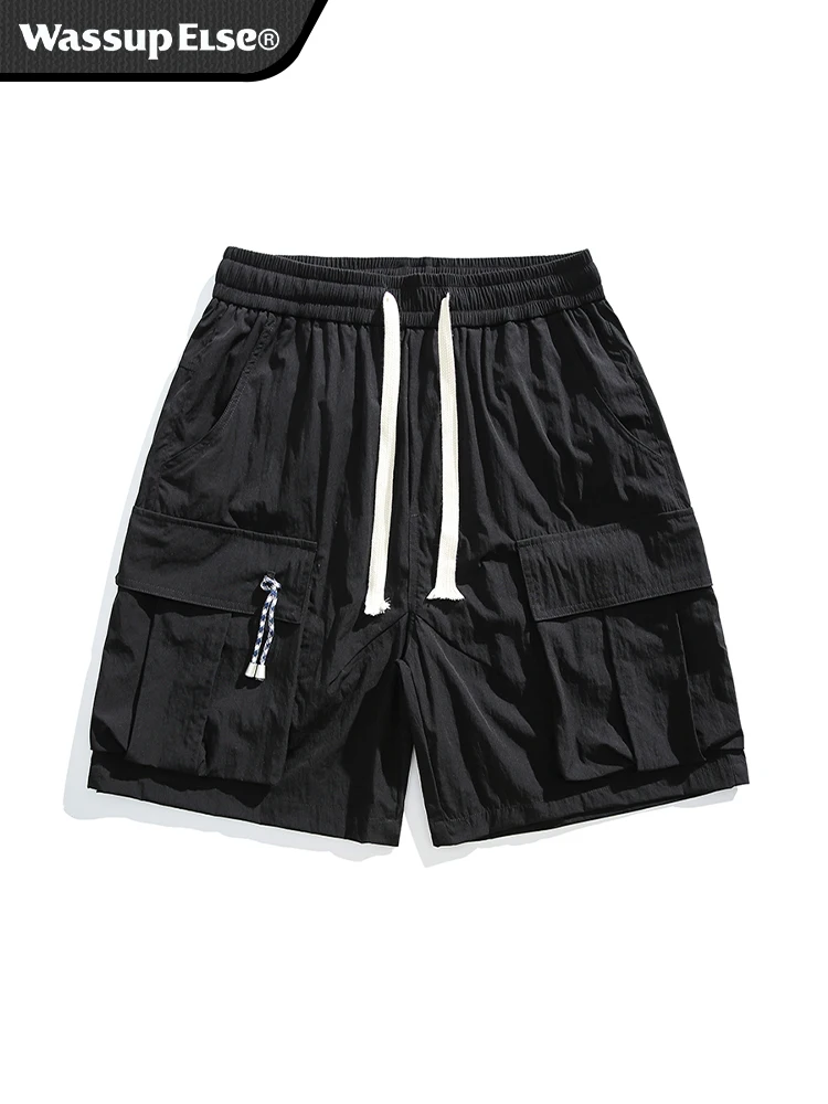 

Wassup Else Dopane Men's Casual Loose Fit orts Summer Workwear Straight Leg Five-Quarter Length Couple's Leisure Pants