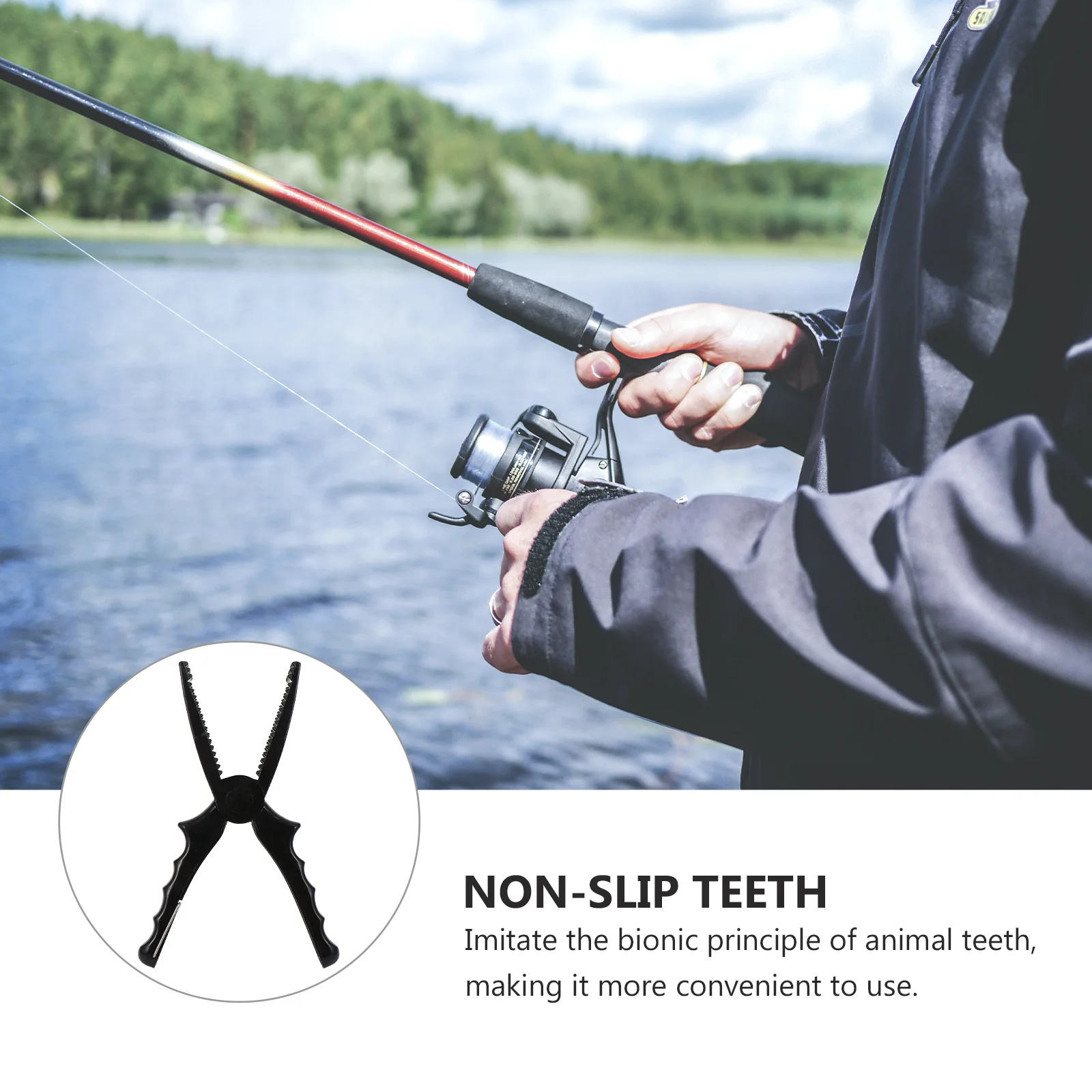 

1Pcs Plastic Fish Clamp Lightweight Durable Fishing Pliers Non-Slip Grip Outdoor Fishing Tool Plastic Fish Gripper
