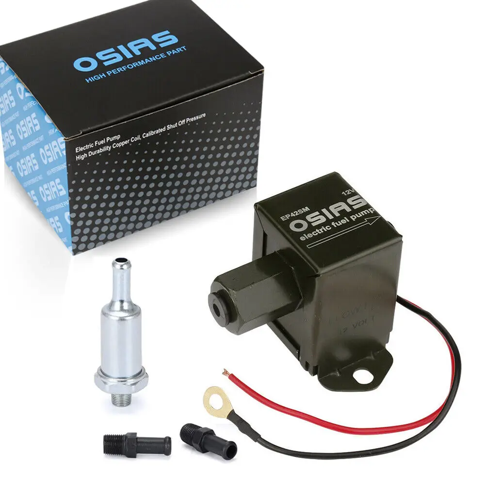 Universal OSIAS New 12V electric fuel pump Facet style Gas Petrol Diesel Ethanol 4-7 PSI