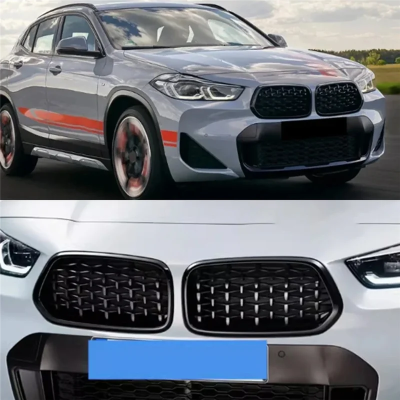 

Lasting Front Bumper Kidney Grille Cover Forbmw F39 X2 2019-2024 Racing Grills Accessories