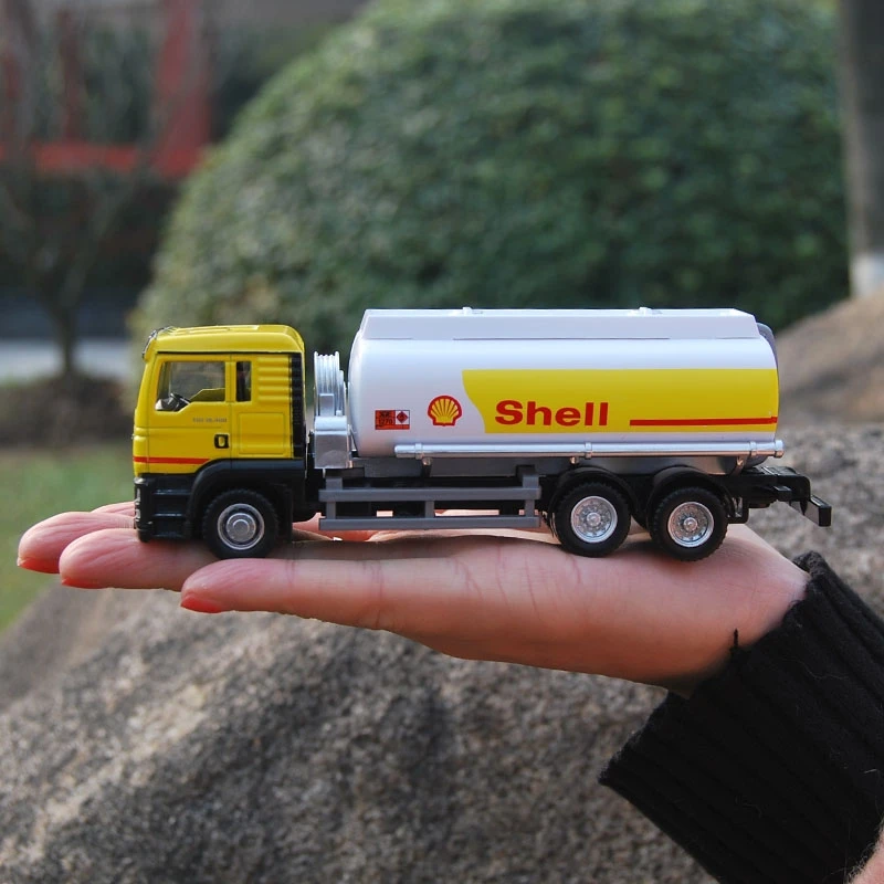 MAN SCANIA Oil Tank Truck TOTAL Shell bp FUEL Castrol RMZ City 1:64 Alloy Car Model Diecast & Toy Vehicles Birthday Gifts view 3