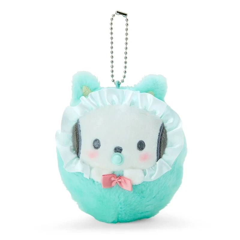 Nieuwe December Japan Sanrio Baby Konijn Oren Fopspeen Pop Melodie Kuromi Cinnamoroll Cogimyun Tuxedosam Pluche Hanger Sieraden