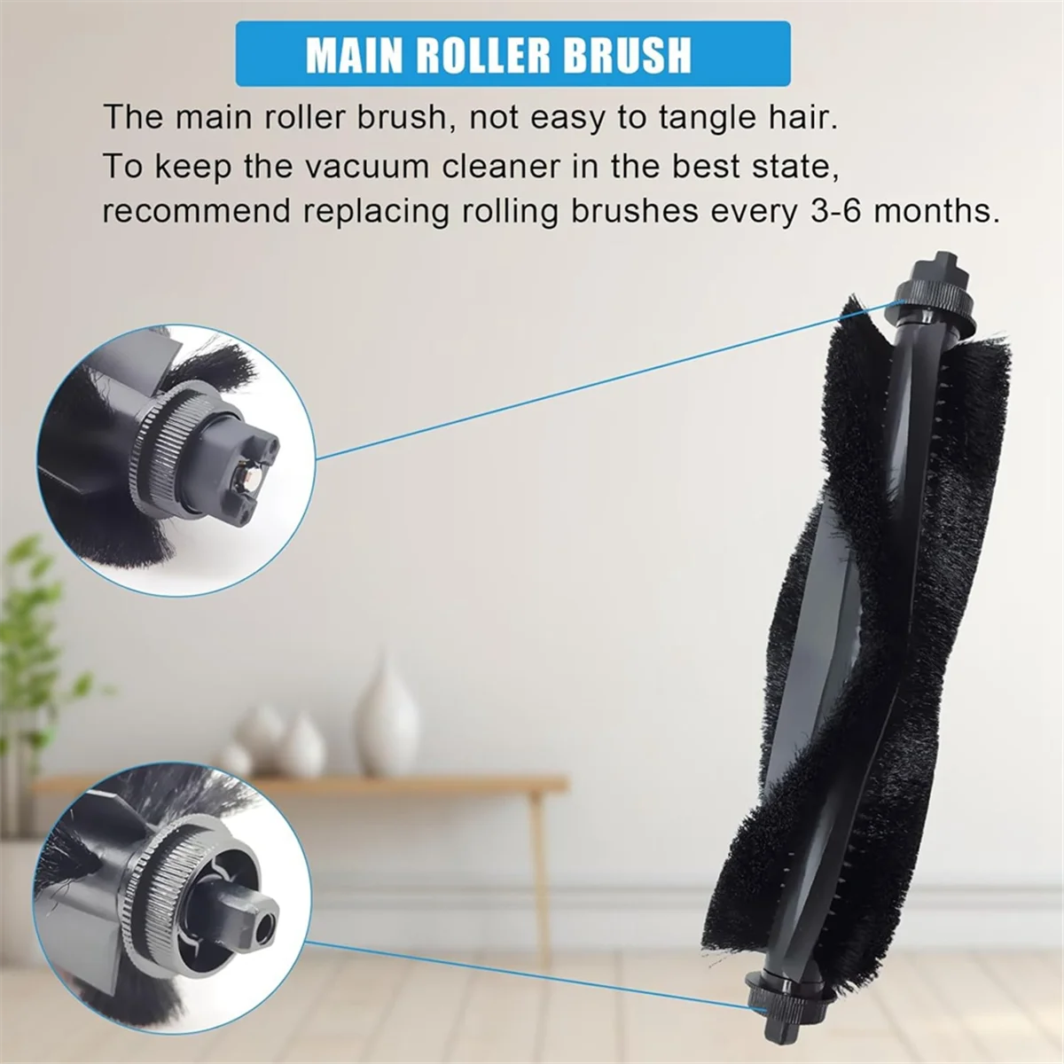 Para Eufy L60/ L60 SES/ L50/ L50 SES aspiradora Cepillo Lateral principal filtro Hepa bolsas de polvo repuestos