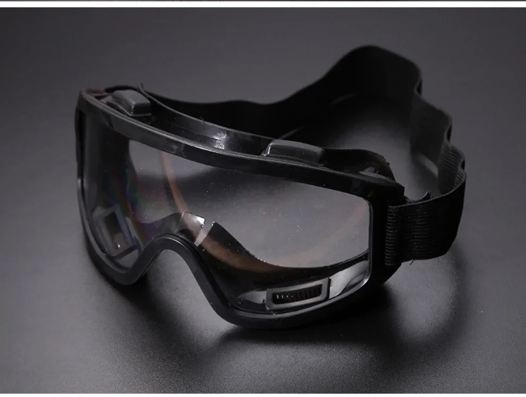 Helmet Replacement Glasses, Motocross Glasses, Scooters, ATV, Smoked Fabric Off-Road Windproof And UV Protection