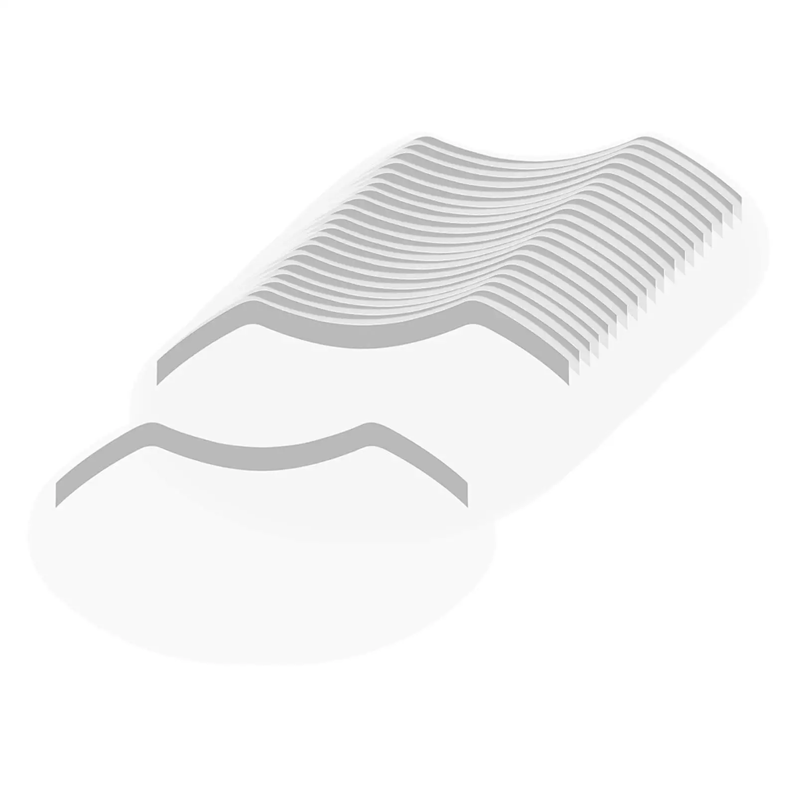 Disposable Transparent Face Shield for Hair Cutting PVC Visor Makeup Protector Forehead Sticker for Salon Use Anti Stain