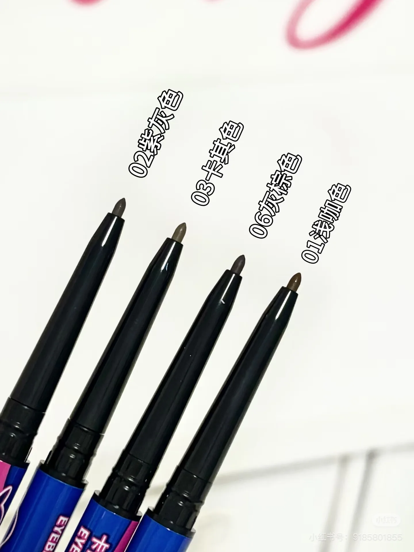 Wodoodporna dwustronna kredka do brwi 1,4 mm bardzo cienka kredka do brwi odporna na pot, długotrwały profesjonalny makijaż oczu