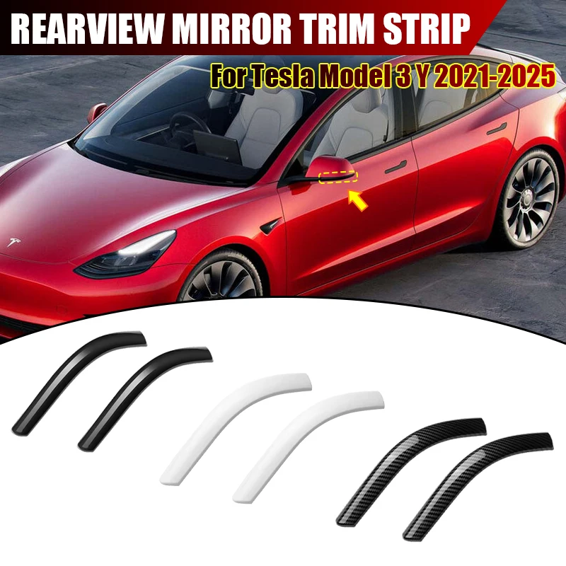 

YZ Car Rear View Mirror Protector for Tesla Model 3 Y Highland Juniper 2021-2025, Mirror Protector, Vehicle Anti-Collision Strip