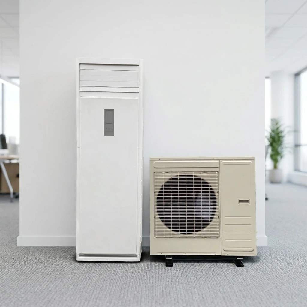Eco Friendly Low Noise Energy Saving Floor Standing Air Conditioner Dual Cooling Heating Mode Home Office Commercial Use