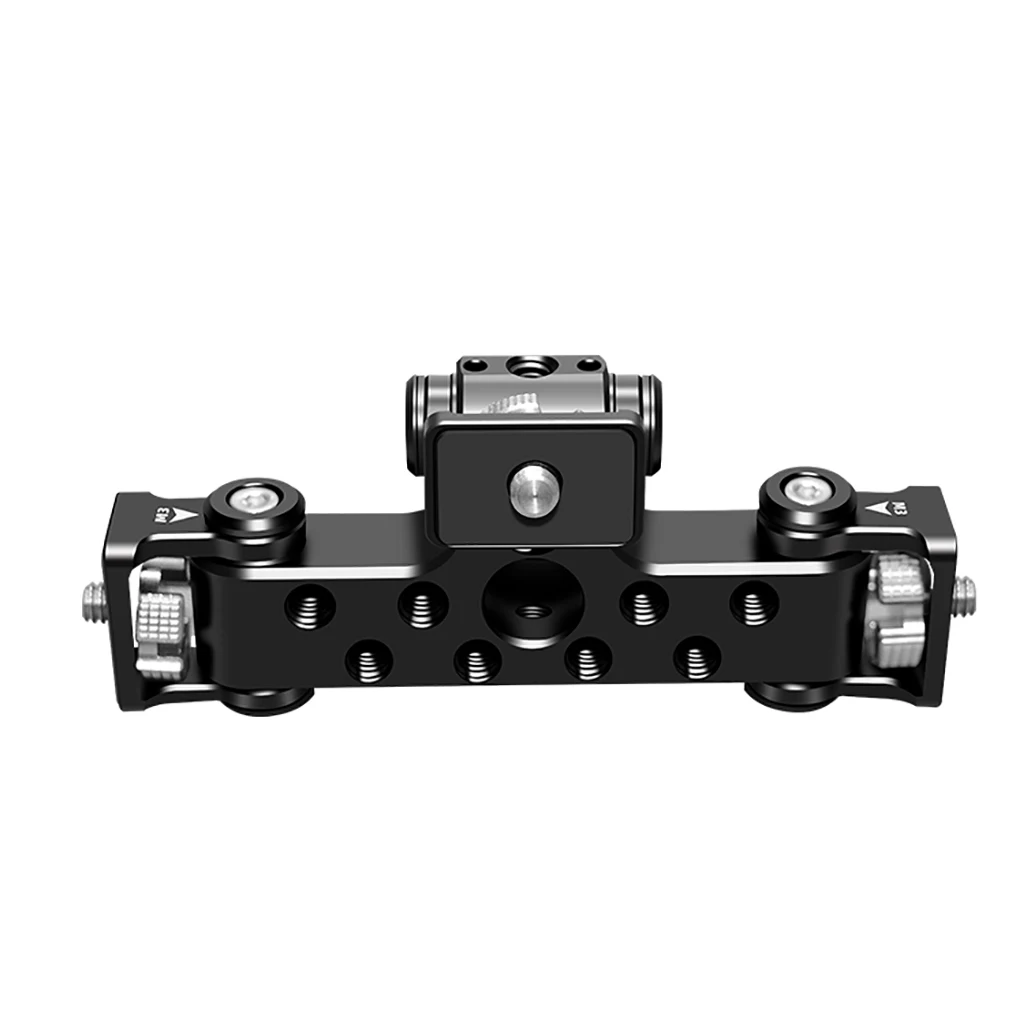 Universelle dreifache Telefon halterung Halterung Stativ halterung Adapter 1/4 Gewinde löcher für Telefon Selfie Video Live-Streaming-Halterung – Detail 3