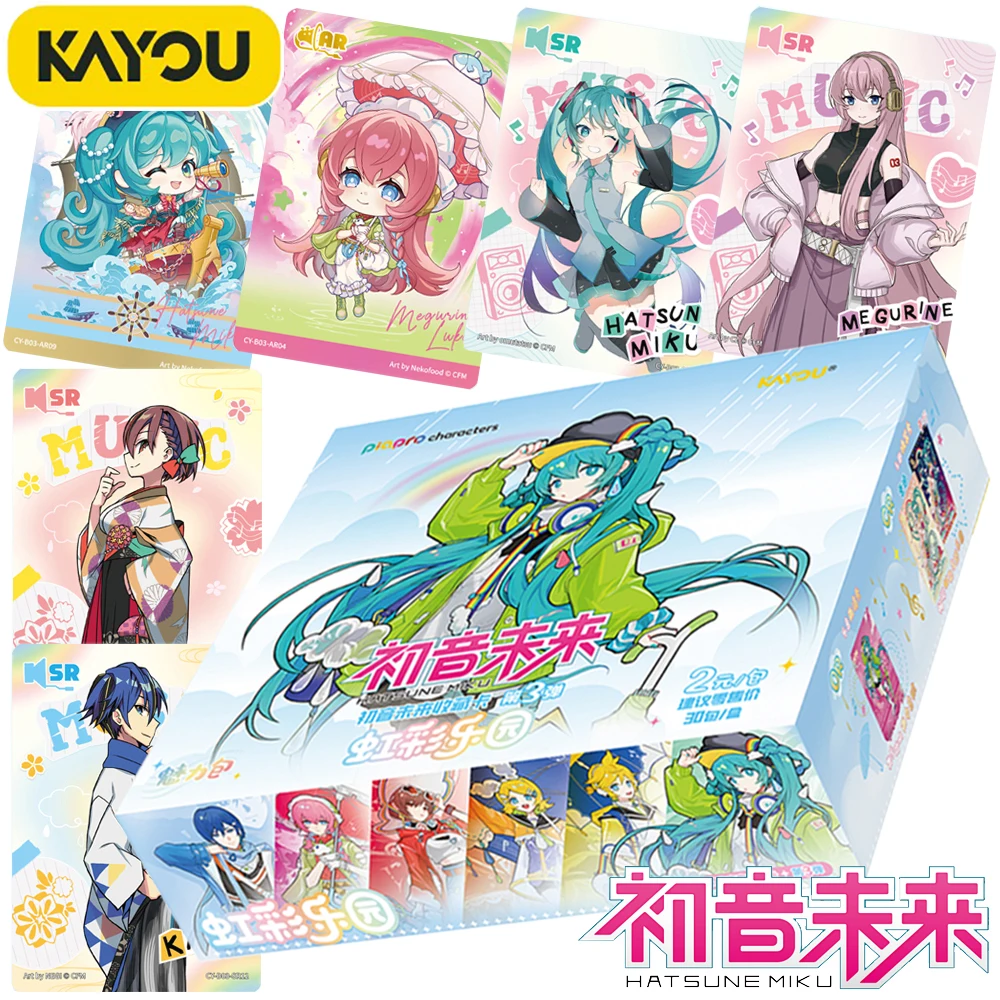 

KAYOU Genuine Hatsune Miku Classic Virtual Idol Limited Character Card Boy and Girl Collection Christmas Gift Cartoon Peripheral