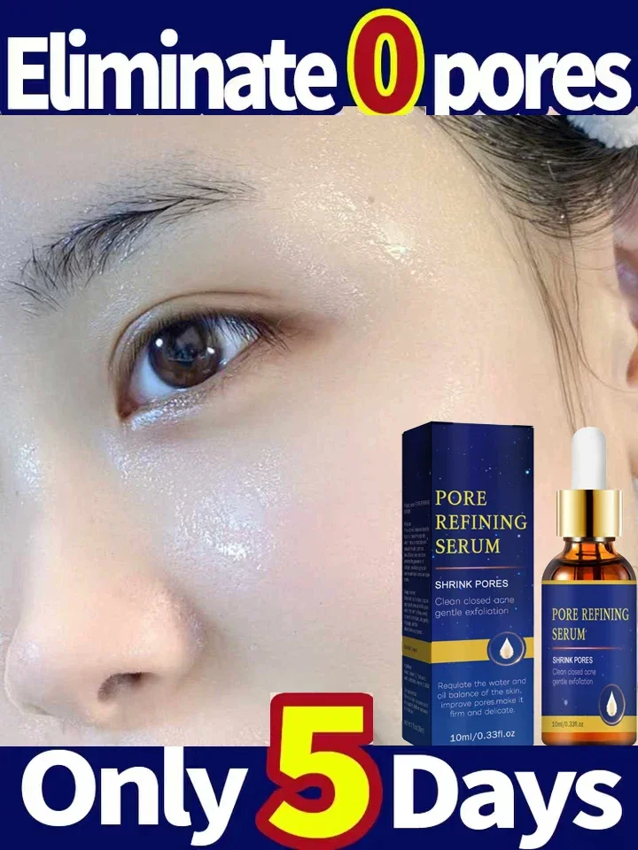 Acid Pore Shrinking Face Serum Remove Blackhead Acne Oil Control Repair Essence Nourish Pores Firming Facial Moisturizing Care