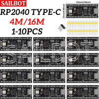 1-10PCS RP2040 Core Board TYPE-C USB-C For Raspberry Core Board 4MB /16MB RP2 Raspberry Pi Pico Micropython