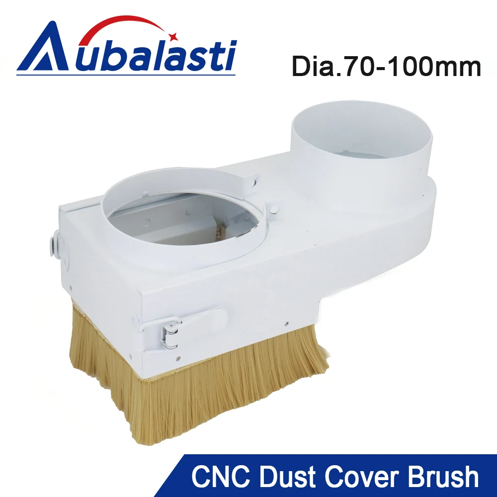 Aubalasti CNC Milling Machine Dust Cover Brush Diameter 70mm-125mm Dust Collection For CNC Spindle Motor Milling Machine Router