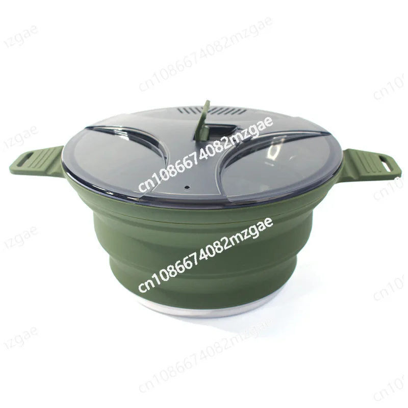 

Portable cooker 3-5 people camping 304 stainless steel pot set