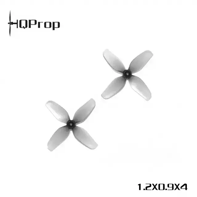 HQProp Ultralight 1.2X0.9X4 31MM 4-Blade PC Propeller 1mm Shaft 2CW+2CCW Tiny Whoop Indoor FPV Drone Blades