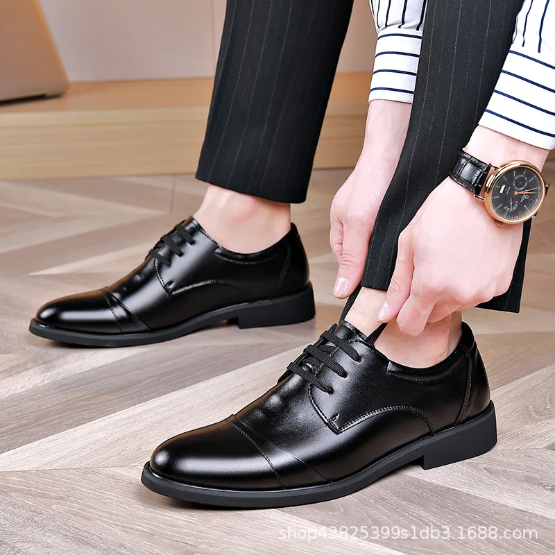 Klassische Männer Kleid Schuhe Luxus Marke Business Leder Schuhe für Herren Bequeme Spitze Sozialen Schuhe Männer Sport Casual Schuhe