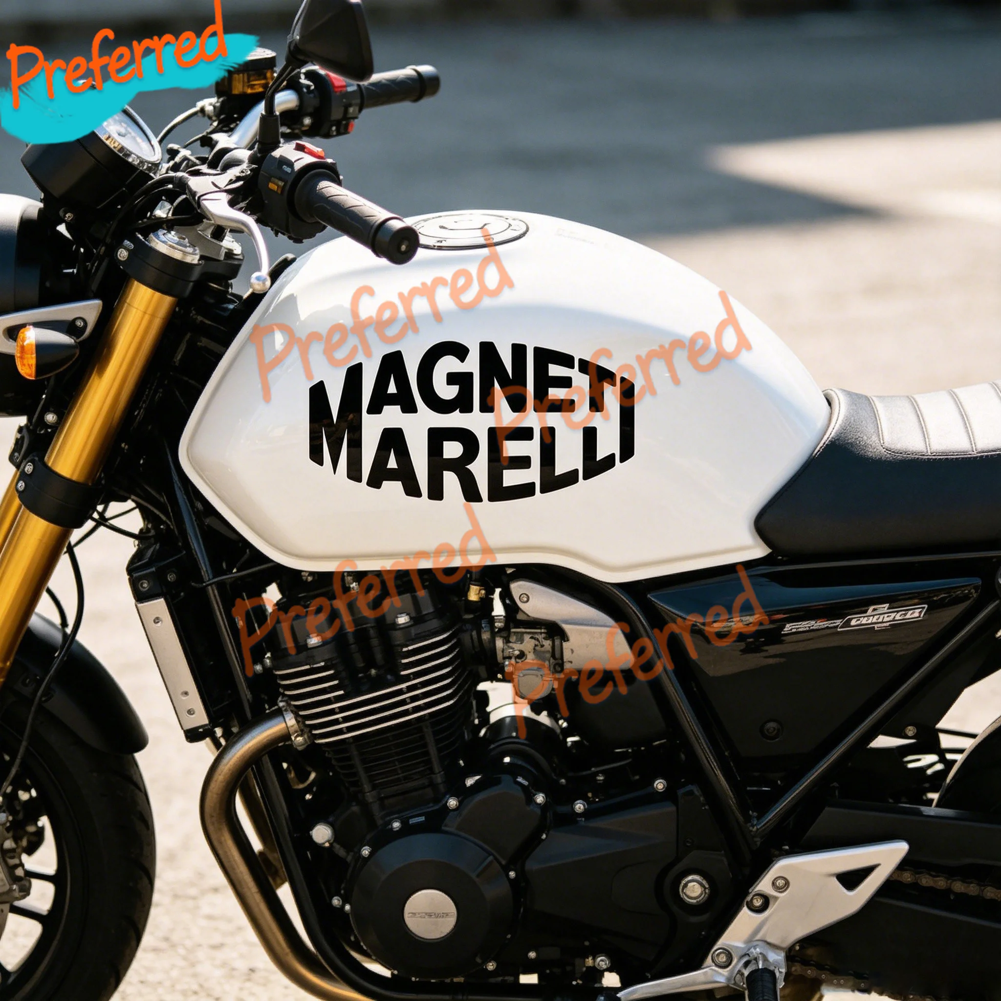 2x PEGATINA MAGNETI MARELLI Vinilo Sticker Autocollant Aufkleber Decal Adesivi Moto Customizable in Any Size No Background