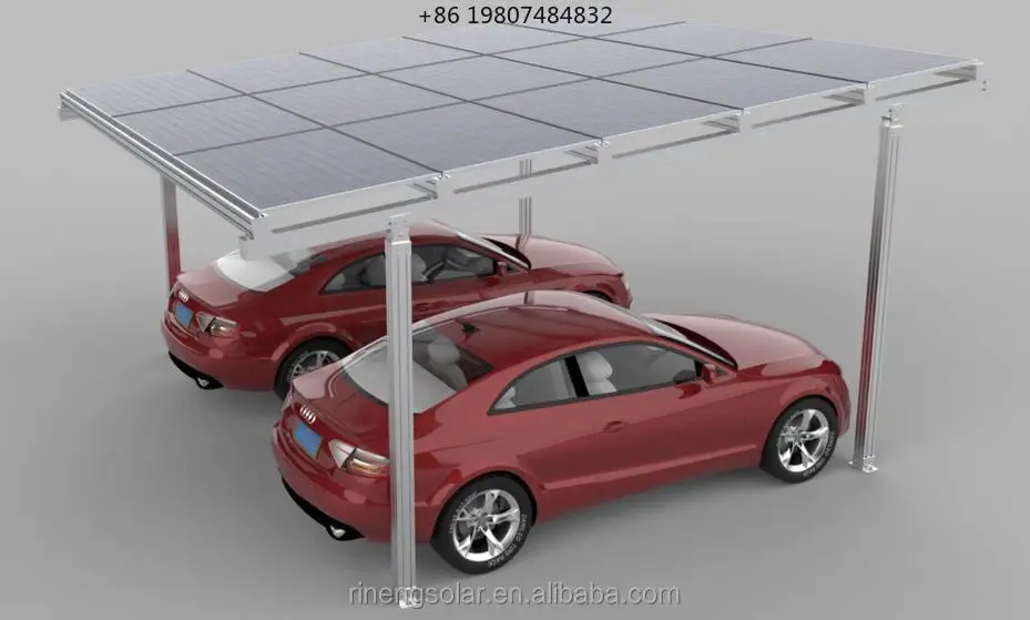 Aliexpress Hot Sale High Quality Solar Mounting System, Easy Installation Roof Aluminum Alloy Car Port