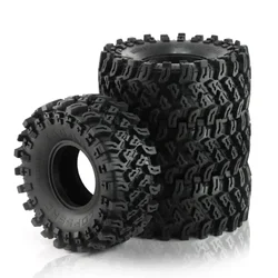 4pcs 135mm 2.2 inch Rubber Tire Wheel Tyre for 1/10 RC Crawler Car Axial SCX10 Pro Wraith Capra RR10 Trxs TRX4 YK4082