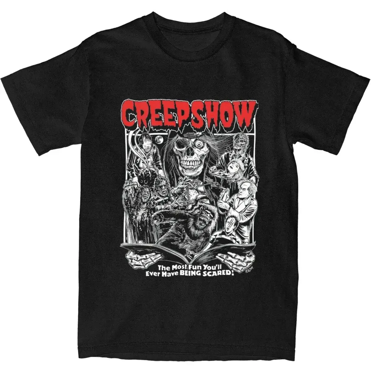 Scary Film Creepshow Apparel T-Shirts for Men Women Crazy Cotton All Seasons Cloth